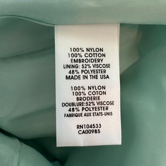 Nanette Lepore light green sleeveless a-line midi dress size 6 - Picture 9 of 14